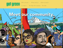 Tablet Screenshot of gotgreenseattle.org